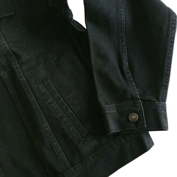 THE HAUNTED Tour 2004 black denim jeans jacket heavy thrash death metal band XL - Picture 5 of 8